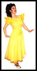 Daisy Doodle entertaining at a childrens birthday party in nyc dressed as Belle princess